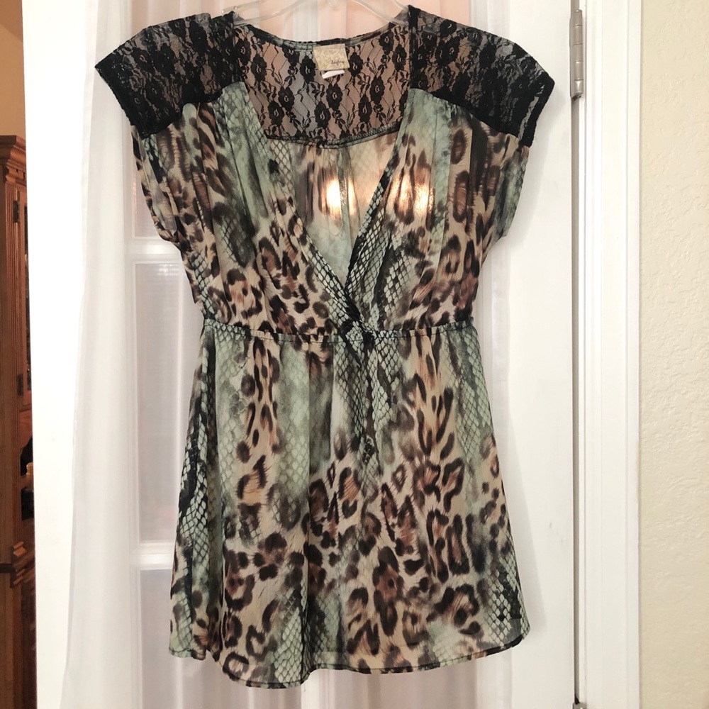 Daytrip Snakeskin and Leopard Blouse